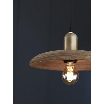 Drewniana lampa wisząca Bliss 28cm
